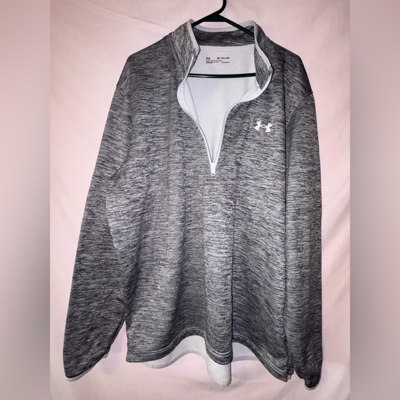 Under Armour Gray Zip Up Sweater - Picture 1 of 10